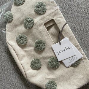 Set of 2 Pehr Tidy Up Pom Pom Storage Bins- Sage